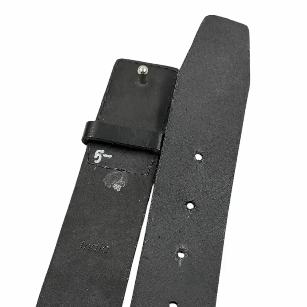 Timberland PRO No-Scratch Leather Mechanic Belt 38 Full Grain Black Workwear